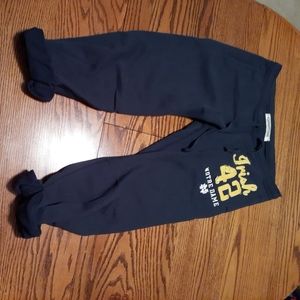 Women’s Notre Dame sweatpants Campus Crew Brand Size medium